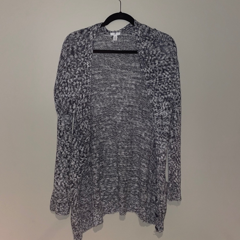 BP Long Marled Gray Cardigan